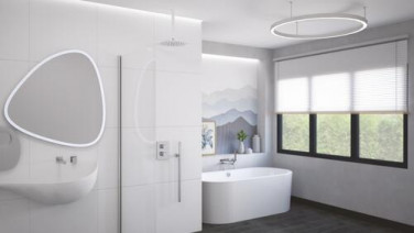 Pack thermostatique de douche à encastrer Cuadr'O 