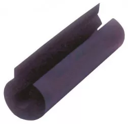 Tube isolant pré-fendu et pré-collé élastomère noir m1 ø12mm - épaisseur 9mm