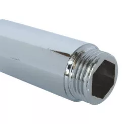 Rallonge laiton chromé mâle femelle 20/27 50mm