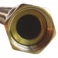 Flexible chauffage droit 1000mm ø25 à 2 écrous tournants 26/34