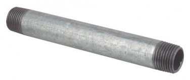Bobine acier galvanisé double mâle à visser 33/42 - 80mm