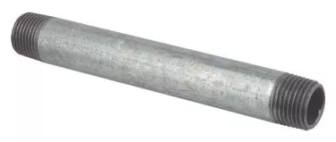 Bobine acier galvanisé double mâle à visser 20/27 - 150mm