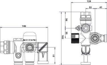 Groupe triple sécurité orientable siège téflon