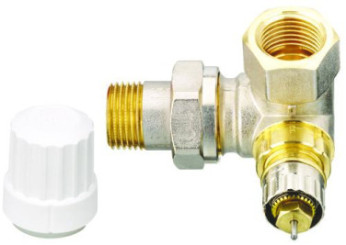Corps de robinet thermostatique angle à gauche ra-in 15/21 - DANFOSS