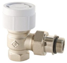 Corps de robinet thermostatique équerre femelle 15/21 - SOMATHERM