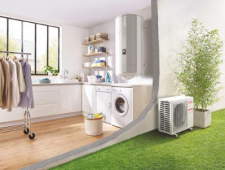 Chauffe eau thermodynamique mural calypso split 200 litres - ATLANTIC