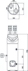 Chauffe eau thermodynamique stable Nuos Primo HC 200L - ARISTON