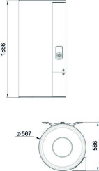 Chauffe eau thermodynamique split inverter Calypso R32 270L - ATLANTIC