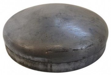 Fond acier à souder noir ø76,1