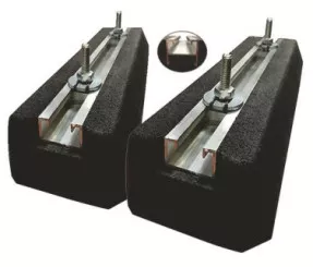 Lot de 2 supports de sol rubber 300 kgs