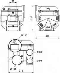 Kit VMC simple flux hygroréglable easyhome premium micro watt - ALDES
