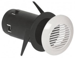 Bouche WC avec grille bip pour VMC simple flux autoréglable - ALDES