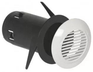 Bouche WC avec grille bip pour VMC simple flux autoréglable - ALDES