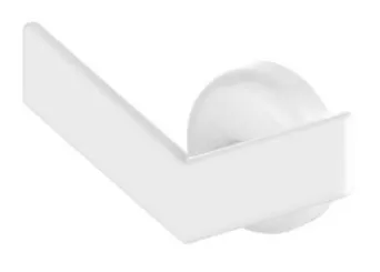 Patère magnétique blanche pour sèche serviettes forme chevron