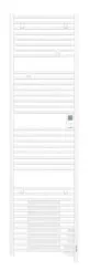 Radiateur sèche-serviettes électrique avec soufflerie Doris blanc brillant 2000W - ATLANTIC