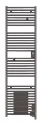 Radiateur sèche-serviettes électrique avec soufflerie Doris anthracite 2000W - ATLANTIC