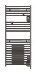 Radiateur sèche-serviettes électrique Doris anthracite 500W - ATLANTIC