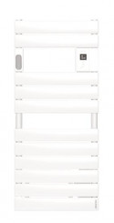 Radiateur sèche-serviettes électrique Adelis étroit blanc brillant 500W - ATLANTIC