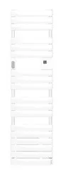 Radiateur sèche-serviettes électrique Adelis étroit blanc mat 750W - ATLANTIC
