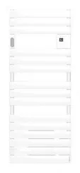 Radiateur sèche-serviettes électrique avec soufflerie Adelis blanc brillant 2000W - ATLANTIC
