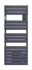 Radiateur sèche-serviettes électrique avec soufflerie Adelis bleu profond 1500W - ATLANTIC