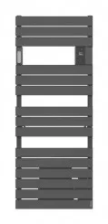 Radiateur sèche-serviettes électrique anthracite Adelis 750W - ATLANTIC