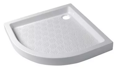 Receveur de douche quart de cercle 90 cm céramique