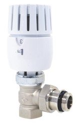 Robinet thermostatique équerre femelle 15/21 à élément sensible liquide VT0,6 - SOMATHERM