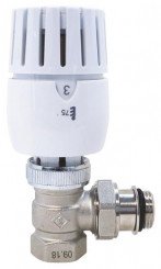 Robinet thermostatique équerre femelle 15/21 à élément sensible liquide VT0,5
