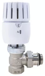 Robinet thermostatique équerre femelle 15/21 à élément sensible liquide VT0,5