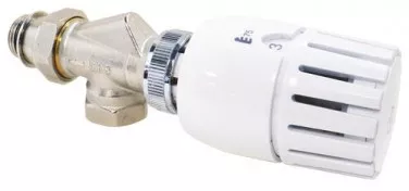 Robinet thermostatique équerre inversée femelle 15/21 à élément sensible liquide VT0,5