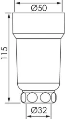 Évacuation d'urinoir Siphurinoir DELABIE