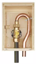 Coffret de seconde coupure s 22 - entrée PE ø32 et sortie cuivre ø28
