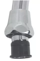 Bec standard par dessus chromé écrou 15/21 200mm