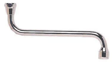 Bec standard par dessous chromé écrou 15/21 150mm