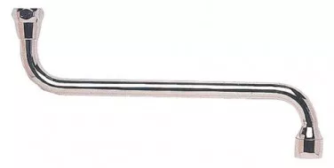 Bec standard par dessous chromé écrou 15/21 200mm