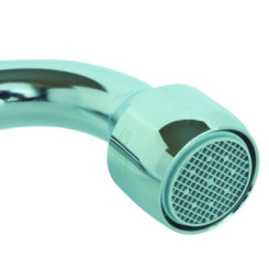 Bec standard par dessous chromé écrou 20/27 200mm