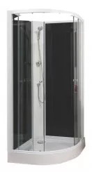 Cabine de douche quart de cercle 80cm TAYA