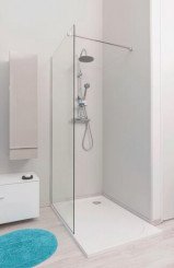 Écran de douche fixe profilé chromé SCUDO 120cm - ELMER