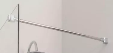Barre murale simple de fixation écran de douche
