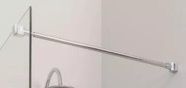 Barre murale simple de fixation écran de douche