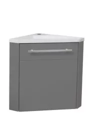 Meuble lave-mains d'angle anthracite cuzco