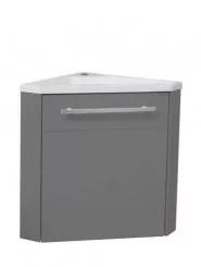 Meuble lave-mains d'angle anthracite cuzco