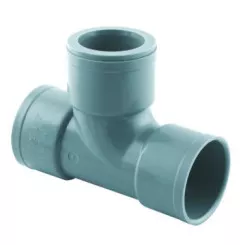 Té pied de biche PVC 87°30 triple femelle ø40-32-40