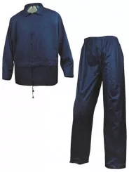 Ensemble de pluie en polyester enduit PVC taille L