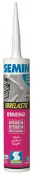 Enduit de rebouchage souple Fibrelastic 310ml - SEMIN