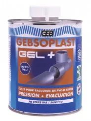Colle PVC spécial pression GEBSOPLAST GEL PLUS 1L - GEB