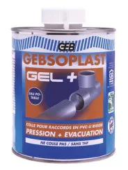 Colle PVC spécial pression GEBSOPLAST GEL PLUS 1L - GEB