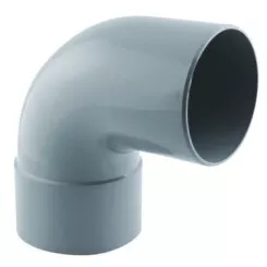 Coude PVC 87°30 mâle femelle ø100