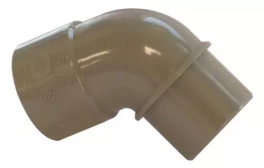 Coude PVC 87°30 mâle femelle ø80